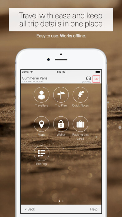 Emulate iPhone app TripRider - Travel Planner using MyAndroid Emulate iPhone app TripRider - Travel Planner using MyAndroid