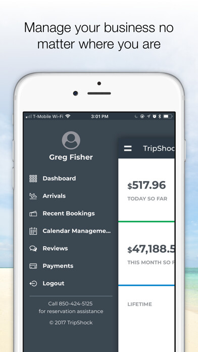 Emulate iPhone app Tripshock - Supplier using MyAndroid
