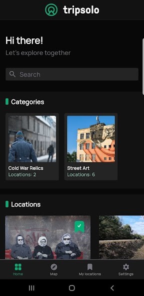 Run android online APK Tripsolo - Virtual guide with  from MyAndroid or emulate Tripsolo - Virtual guide with  using MyAndroid