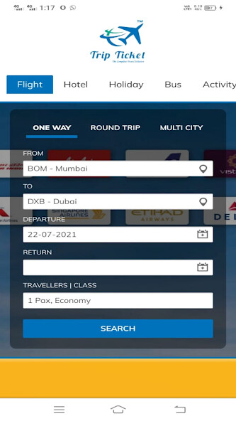 Run android online APK Trip Ticket from MyAndroid or emulate Trip Ticket using MyAndroid
