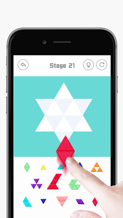 Emulate iPhone app TRIPURU : Fit Block Puzzle using MyAndroid