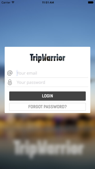 Emulate iPhone app Trip Warrior using MyAndroid