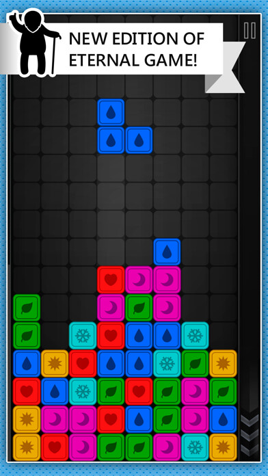 Emulate iPhone app Triscolor - color block puzzle using MyAndroid Emulate iPhone app Triscolor - color block puzzle using MyAndroid