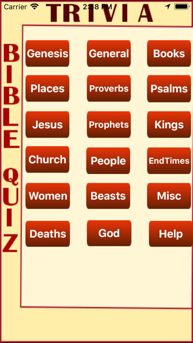 Emulate iPhone app Trivia Bible Quiz using MyAndroid Emulate iPhone app Trivia Bible Quiz using MyAndroid