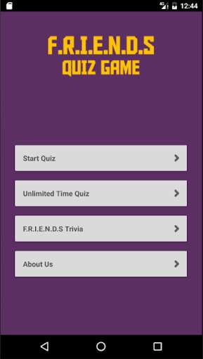 Run android online APK Trivia Game for FRIENDS from MyAndroid or emulate Trivia Game for FRIENDS using MyAndroid