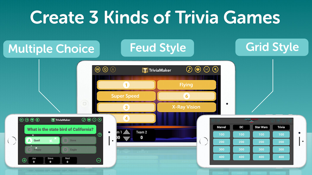 Run android online APK TriviaMaker - Quiz Creator, Game Show Trivia Maker from MyAndroid or emulate TriviaMaker - Quiz Creator, Game Show Trivia Maker using MyAndroid