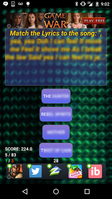 Emulate Android APK Trivia of Nina Songs Quiz Emulate Android APK Trivia of Nina Songs Quiz