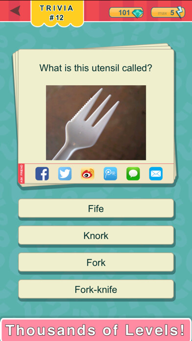 Emulate iPhone app Trivia Quest™ Food & Drink - trivia questions using MyAndroid Emulate iPhone app Trivia Quest™ Food & Drink - trivia questions using MyAndroid