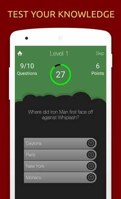 Emulate Android APK Trivia Quiz for Marvel: Test Your Knowledge