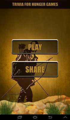 Emulate Android APK Trivia  Quiz: Hunger Games