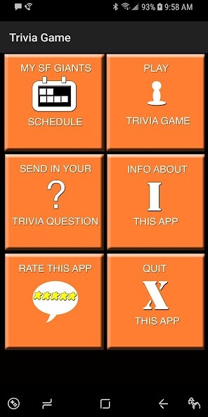 Run android online APK Trivia  Schedule - SF Giants from MyAndroid or emulate Trivia  Schedule - SF Giants using MyAndroid