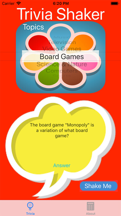 Emulate iPhone app TriviaShaker using MyAndroid Emulate iPhone app TriviaShaker using MyAndroid