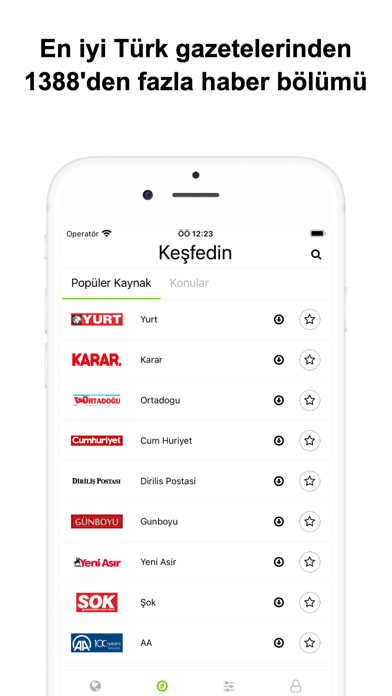 Emulate iPhone app Türkçe Gazeteler - Haberler using MyAndroid Emulate iPhone app Türkçe Gazeteler - Haberler using MyAndroid