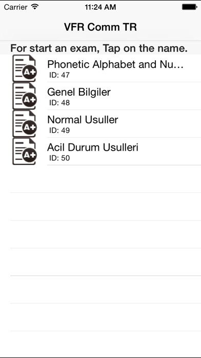 Emulate iPhone app Türkçe VFR ATC (Kule) Konuşma using MyAndroid
