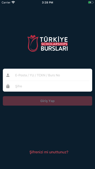 Emulate iPhone app Türkiye Bursları using MyAndroid Emulate iPhone app Türkiye Bursları using MyAndroid