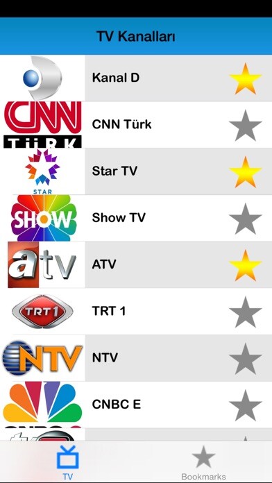 Emulate iPhone app Türkiye TV listeleri: Televizyon programı canlı - Television program live using MyAndroid