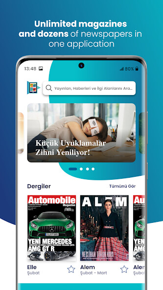 Run android online APK Türk Telekom e-dergi from MyAndroid or emulate Türk Telekom e-dergi using MyAndroid