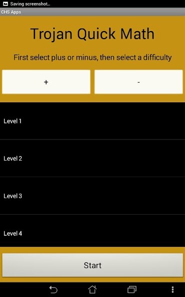 Emulate iPhone app Trojan Quick Math using MyAndroid