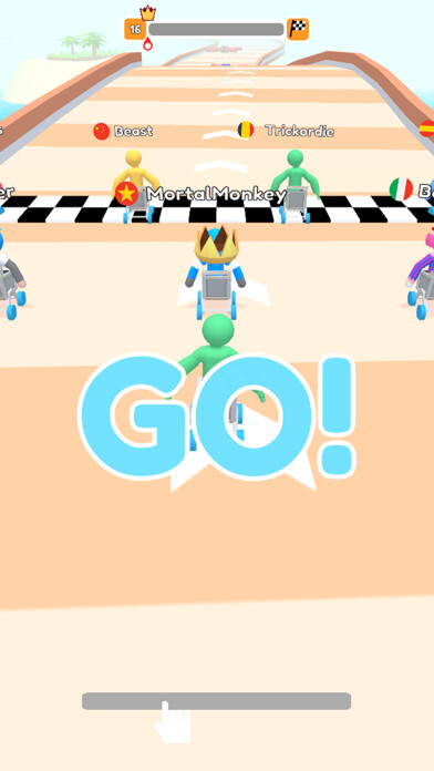 Emulate iPhone app Trolley Race using MyAndroid Emulate iPhone app Trolley Race using MyAndroid