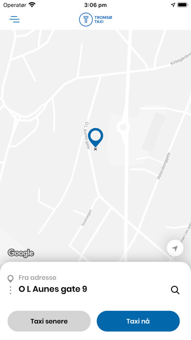 Emulate iPhone app Tromsø Taxi using MyAndroid