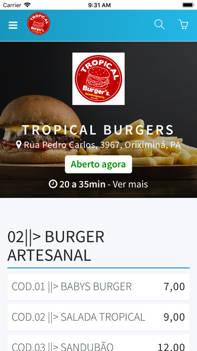Emulate iPhone app Tropical Burgers using MyAndroid Emulate iPhone app Tropical Burgers using MyAndroid