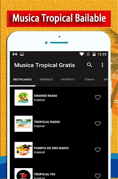 Run android online APK Tropical Music from MyAndroid or emulate Tropical Music using MyAndroid