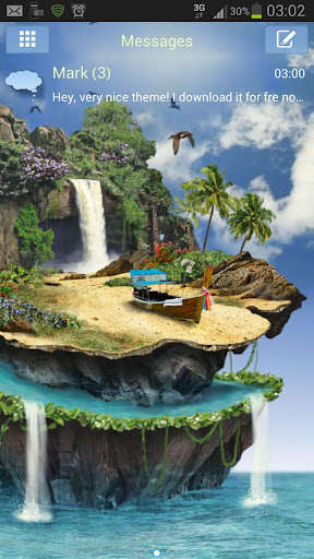 Run android online APK Tropical Theme GO SMS Pro from MyAndroid or emulate Tropical Theme GO SMS Pro using MyAndroid