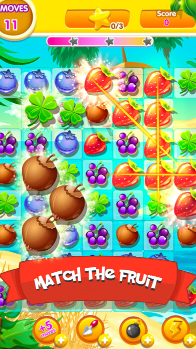 Emulate iPhone app Tropical Twist Mania: Match 3 Fruits Garden using MyAndroid