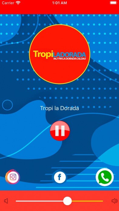 Emulate iPhone app Tropicana Stereo La Dorada using MyAndroid Emulate iPhone app Tropicana Stereo La Dorada using MyAndroid
