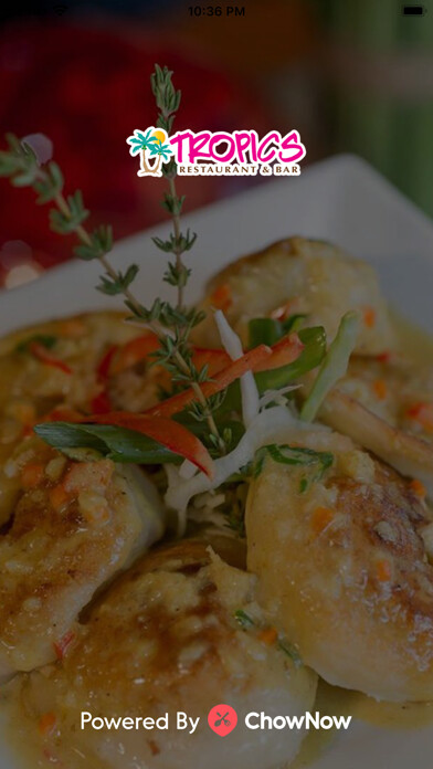 Emulate iPhone app Tropics Restaurant using MyAndroid Emulate iPhone app Tropics Restaurant using MyAndroid