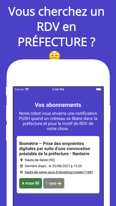 Run android online APK Trouver RDV préfecture from MyAndroid or emulate Trouver RDV préfecture using MyAndroid