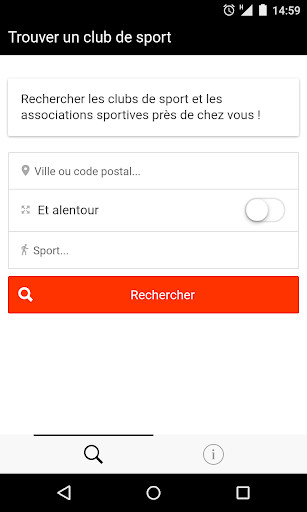 Run android online APK Trouver un club de sport from MyAndroid or emulate Trouver un club de sport using MyAndroid