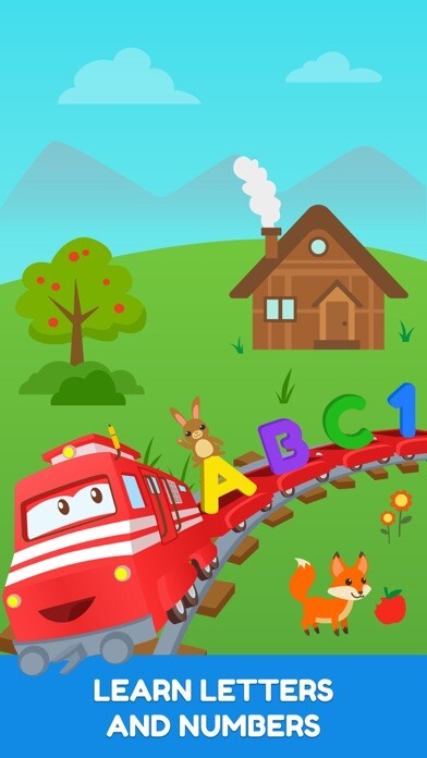 Emulate iPhone app Troy - Letters & Numbers Train using MyAndroid