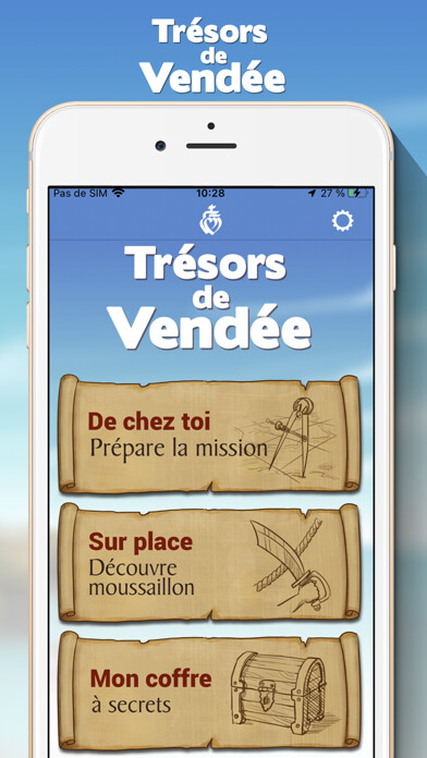Emulate iPhone app Trésors de Vendée using MyAndroid Emulate iPhone app Trésors de Vendée using MyAndroid