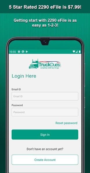 Run android online APK TruckDues 2290 eFile from MyAndroid or emulate TruckDues 2290 eFile using MyAndroid