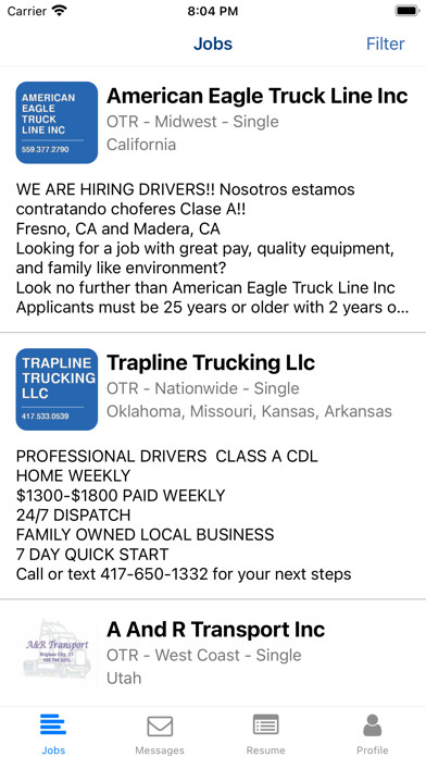 Emulate iPhone app Trucker Search using MyAndroid Emulate iPhone app Trucker Search using MyAndroid
