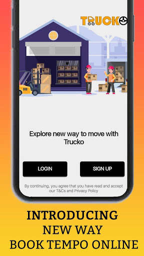 Run android online APK Trucko - Mini truck/tempo booking app from MyAndroid or emulate Trucko - Mini truck/tempo booking app using MyAndroid