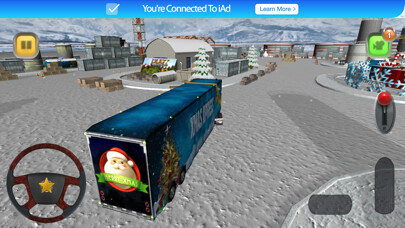 Emulate iPhone app Truck Sim Xmas Edition: Holiday Lorry Driver using MyAndroid