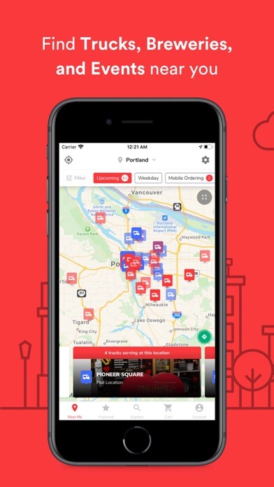 Emulate iPhone app Truckster - Find Food Trucks using MyAndroid Emulate iPhone app Truckster - Find Food Trucks using MyAndroid