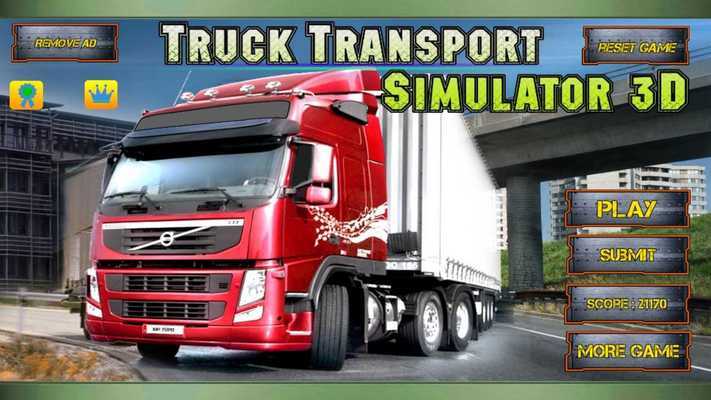 Emulate Android APK Truck Transport Simulator 3D