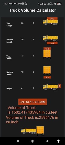 Run android online APK Truck Volume Calculator from MyAndroid or emulate Truck Volume Calculator using MyAndroid