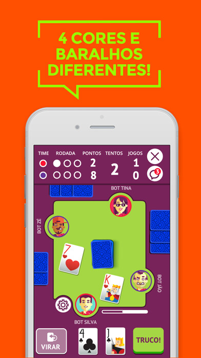 Emulate iPhone app TrucoON using MyAndroid