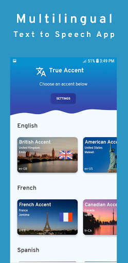 Run android online APK True Accent: Realistic Multilingual Text to Speech from MyAndroid or emulate True Accent: Realistic Multilingual Text to Speech using MyAndroid Run android online APK True Accent: Realistic Multilingual Text to Speech from MyAndroid or emulate True Accent: Realistic Multilingual Text to Speech using MyAndroid