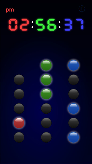 Emulate iPhone app True Binary Clock Free using MyAndroid Emulate iPhone app True Binary Clock Free using MyAndroid