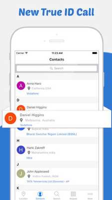Emulate Android APK True caller Address and ID Name