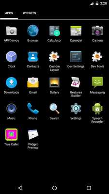 Emulate Android APK True caller-rname