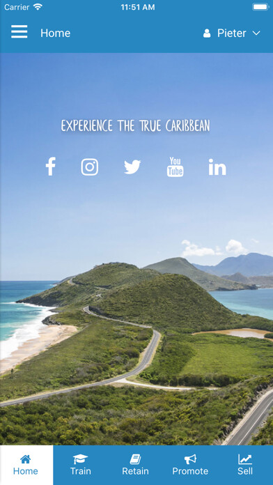 Emulate iPhone app True Caribbean Sales Companion using MyAndroid