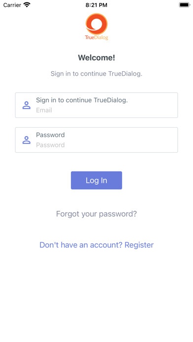 Emulate iPhone app TrueDialog using MyAndroid