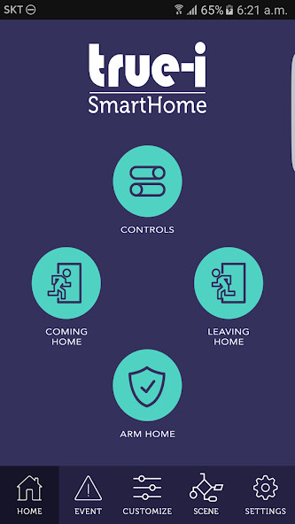 Emulate iPhone app TrueEye Smart Home using MyAndroid