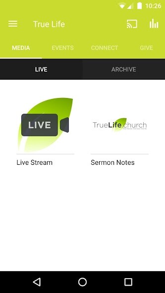 Emulate iPhone app True Life Church of Newark using MyAndroid Emulate iPhone app True Life Church of Newark using MyAndroid